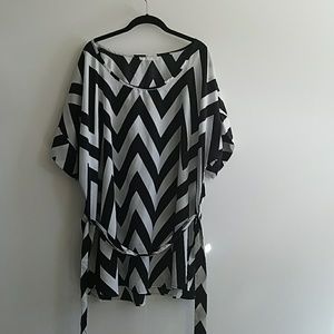 Chevron tunic